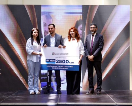 Khazar University's KDI Team recognized for outstanding achievement in the “National Energy Materials Development Program”