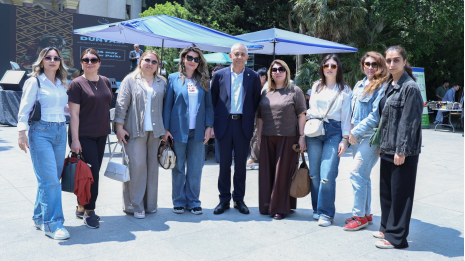 Prof. Acad. Hamlet Isakhanli at a Literature and Book Festival