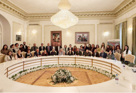 Prof. Acad. Hamlet Isakhanli at Event of Union of Writers of Azerbaijan